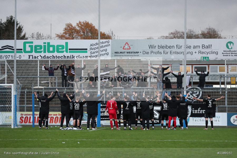 Stadion am Schönbusch, Aschaffenburg, 25.11.2023, BFV, Fussball, sport, action, Saison 2023/2024, 21. Spieltag, Regionalliga Bayern, SVW, SVA, SV Wacker Burghausen, SV Viktoria Aschaffenburg - Bild-ID: 2389057