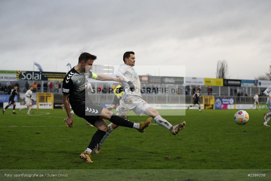 Stadion am Schönbusch, Aschaffenburg, 25.11.2023, BFV, Fussball, sport, action, Saison 2023/2024, 21. Spieltag, Regionalliga Bayern, SVW, SVA, SV Wacker Burghausen, SV Viktoria Aschaffenburg - Bild-ID: 2389058