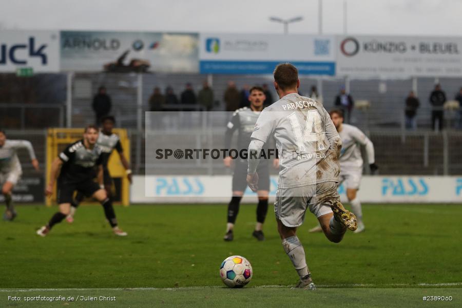 Stadion am Schönbusch, Aschaffenburg, 25.11.2023, BFV, Fussball, sport, action, Saison 2023/2024, 21. Spieltag, Regionalliga Bayern, SVW, SVA, SV Wacker Burghausen, SV Viktoria Aschaffenburg - Bild-ID: 2389060