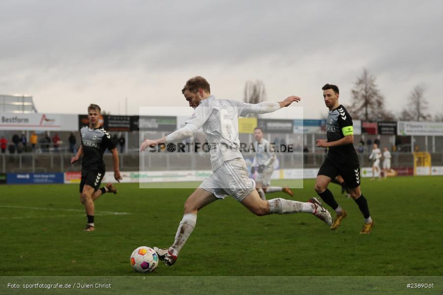 Stadion am Schönbusch, Aschaffenburg, 25.11.2023, BFV, Fussball, sport, action, Saison 2023/2024, 21. Spieltag, Regionalliga Bayern, SVW, SVA, SV Wacker Burghausen, SV Viktoria Aschaffenburg - Bild-ID: 2389061