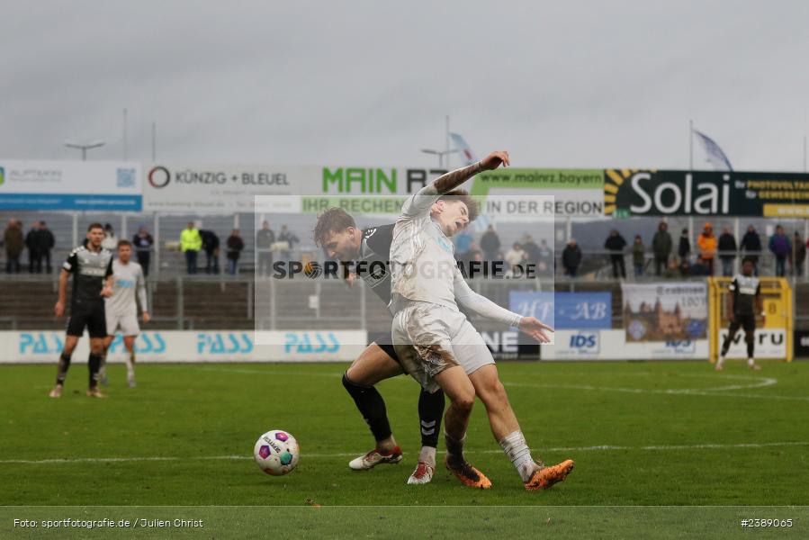 Stadion am Schönbusch, Aschaffenburg, 25.11.2023, BFV, Fussball, sport, action, Saison 2023/2024, 21. Spieltag, Regionalliga Bayern, SVW, SVA, SV Wacker Burghausen, SV Viktoria Aschaffenburg - Bild-ID: 2389065