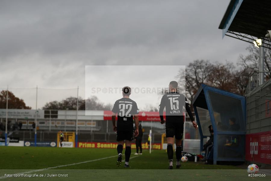 Stadion am Schönbusch, Aschaffenburg, 25.11.2023, BFV, Fussball, sport, action, Saison 2023/2024, 21. Spieltag, Regionalliga Bayern, SVW, SVA, SV Wacker Burghausen, SV Viktoria Aschaffenburg - Bild-ID: 2389066