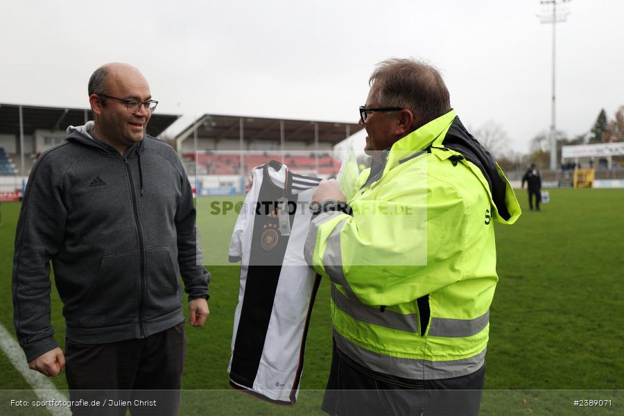 Stadion am Schönbusch, Aschaffenburg, 25.11.2023, BFV, Fussball, sport, action, Saison 2023/2024, 21. Spieltag, Regionalliga Bayern, SVW, SVA, SV Wacker Burghausen, SV Viktoria Aschaffenburg - Bild-ID: 2389071