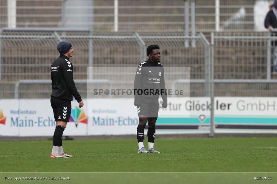Stadion am Schönbusch, Aschaffenburg, 25.11.2023, BFV, Fussball, sport, action, Saison 2023/2024, 21. Spieltag, Regionalliga Bayern, SVW, SVA, SV Wacker Burghausen, SV Viktoria Aschaffenburg - Bild-ID: 2389072