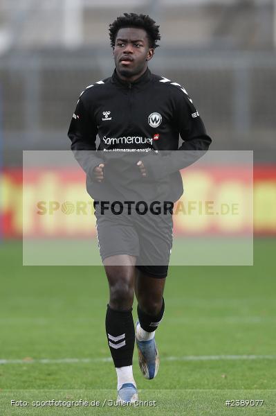 Stadion am Schönbusch, Aschaffenburg, 25.11.2023, BFV, Fussball, sport, action, Saison 2023/2024, 21. Spieltag, Regionalliga Bayern, SVW, SVA, SV Wacker Burghausen, SV Viktoria Aschaffenburg - Bild-ID: 2389077