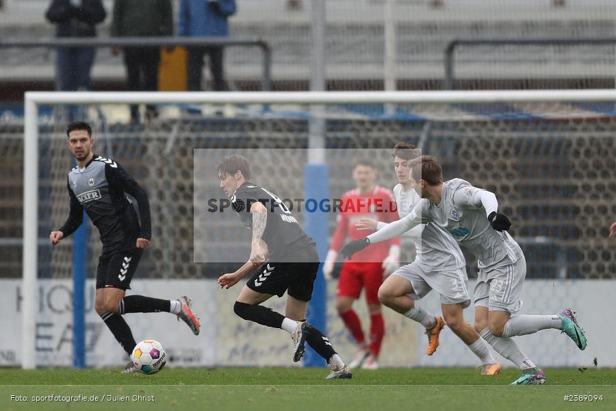 Stadion am Schönbusch, Aschaffenburg, 25.11.2023, BFV, Fussball, sport, action, Saison 2023/2024, 21. Spieltag, Regionalliga Bayern, SVW, SVA, SV Wacker Burghausen, SV Viktoria Aschaffenburg - Bild-ID: 2389094 Stadion am Schönbusch, Aschaffenburg, 25.11.2023, BFV, Fussball, sport, action, Saison 2023/2024, 21. Spieltag, Regionalliga Bayern, SVW, SVA, SV Wacker Burghausen, SV Viktoria Aschaffenburg - Bild-ID: 2389094