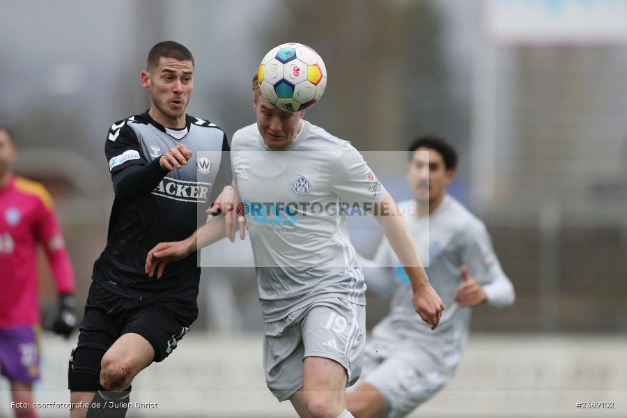 Stadion am Schönbusch, Aschaffenburg, 25.11.2023, BFV, Fussball, sport, action, Saison 2023/2024, 21. Spieltag, Regionalliga Bayern, SVW, SVA, SV Wacker Burghausen, SV Viktoria Aschaffenburg - Bild-ID: 2389102