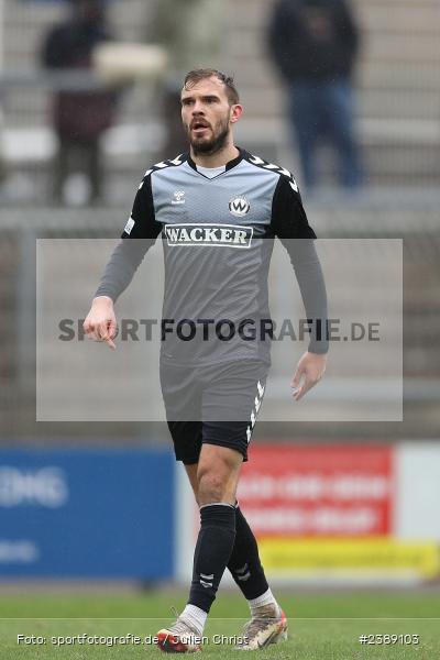 Stadion am Schönbusch, Aschaffenburg, 25.11.2023, BFV, Fussball, sport, action, Saison 2023/2024, 21. Spieltag, Regionalliga Bayern, SVW, SVA, SV Wacker Burghausen, SV Viktoria Aschaffenburg - Bild-ID: 2389103