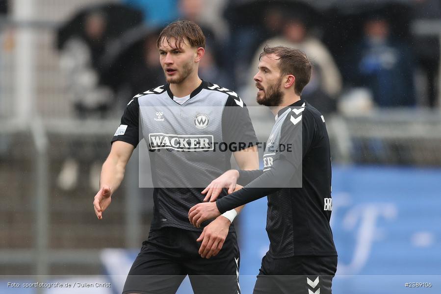 Stadion am Schönbusch, Aschaffenburg, 25.11.2023, BFV, Fussball, sport, action, Saison 2023/2024, 21. Spieltag, Regionalliga Bayern, SVW, SVA, SV Wacker Burghausen, SV Viktoria Aschaffenburg - Bild-ID: 2389106