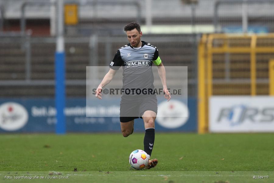 Stadion am Schönbusch, Aschaffenburg, 25.11.2023, BFV, Fussball, sport, action, Saison 2023/2024, 21. Spieltag, Regionalliga Bayern, SVW, SVA, SV Wacker Burghausen, SV Viktoria Aschaffenburg - Bild-ID: 2389117