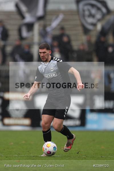 Stadion am Schönbusch, Aschaffenburg, 25.11.2023, BFV, Fussball, sport, action, Saison 2023/2024, 21. Spieltag, Regionalliga Bayern, SVW, SVA, SV Wacker Burghausen, SV Viktoria Aschaffenburg - Bild-ID: 2389120