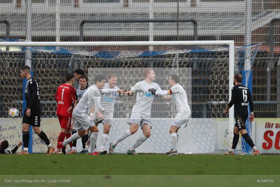 Stadion am Schönbusch, Aschaffenburg, 25.11.2023, BFV, Fussball, sport, action, Saison 2023/2024, 21. Spieltag, Regionalliga Bayern, SVW, SVA, SV Wacker Burghausen, SV Viktoria Aschaffenburg - Bild-ID: 2389136