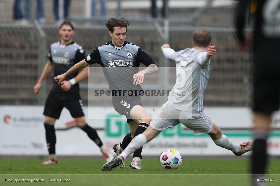 Stadion am Schönbusch, Aschaffenburg, 25.11.2023, BFV, Fussball, sport, action, Saison 2023/2024, 21. Spieltag, Regionalliga Bayern, SVW, SVA, SV Wacker Burghausen, SV Viktoria Aschaffenburg - Bild-ID: 2389143