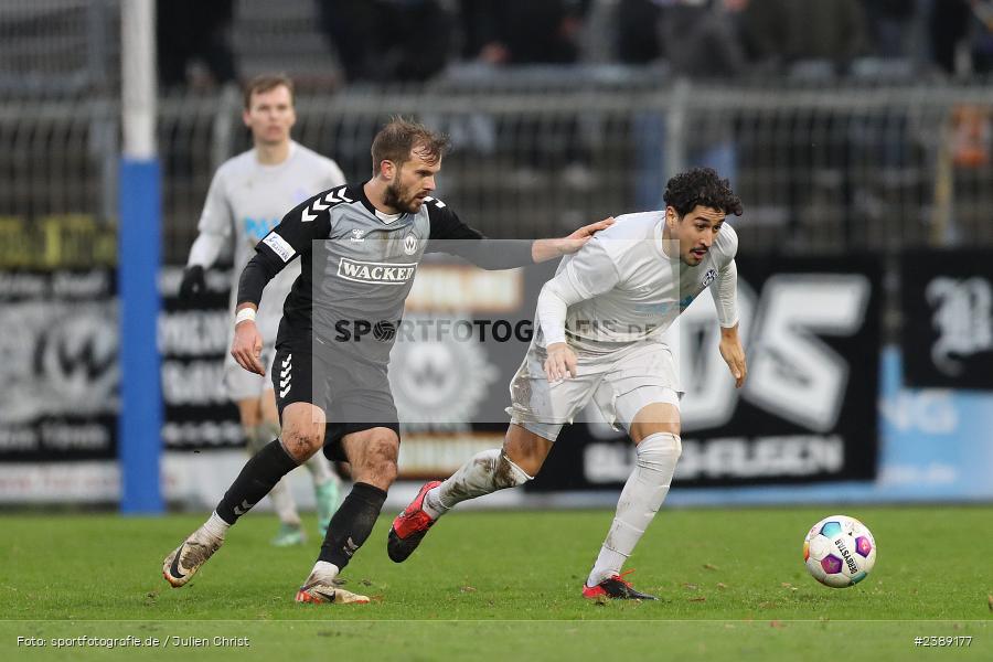 Stadion am Schönbusch, Aschaffenburg, 25.11.2023, BFV, Fussball, sport, action, Saison 2023/2024, 21. Spieltag, Regionalliga Bayern, SVW, SVA, SV Wacker Burghausen, SV Viktoria Aschaffenburg - Bild-ID: 2389177