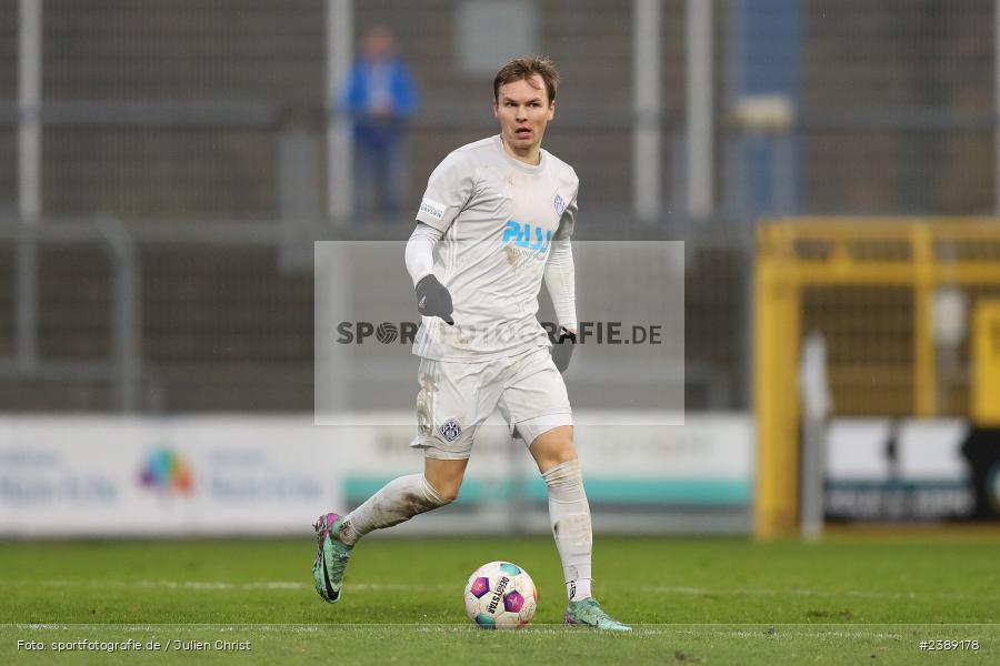 Stadion am Schönbusch, Aschaffenburg, 25.11.2023, BFV, Fussball, sport, action, Saison 2023/2024, 21. Spieltag, Regionalliga Bayern, SVW, SVA, SV Wacker Burghausen, SV Viktoria Aschaffenburg - Bild-ID: 2389178