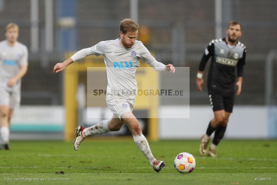 Stadion am Schönbusch, Aschaffenburg, 25.11.2023, BFV, Fussball, sport, action, Saison 2023/2024, 21. Spieltag, Regionalliga Bayern, SVW, SVA, SV Wacker Burghausen, SV Viktoria Aschaffenburg - Bild-ID: 2389179