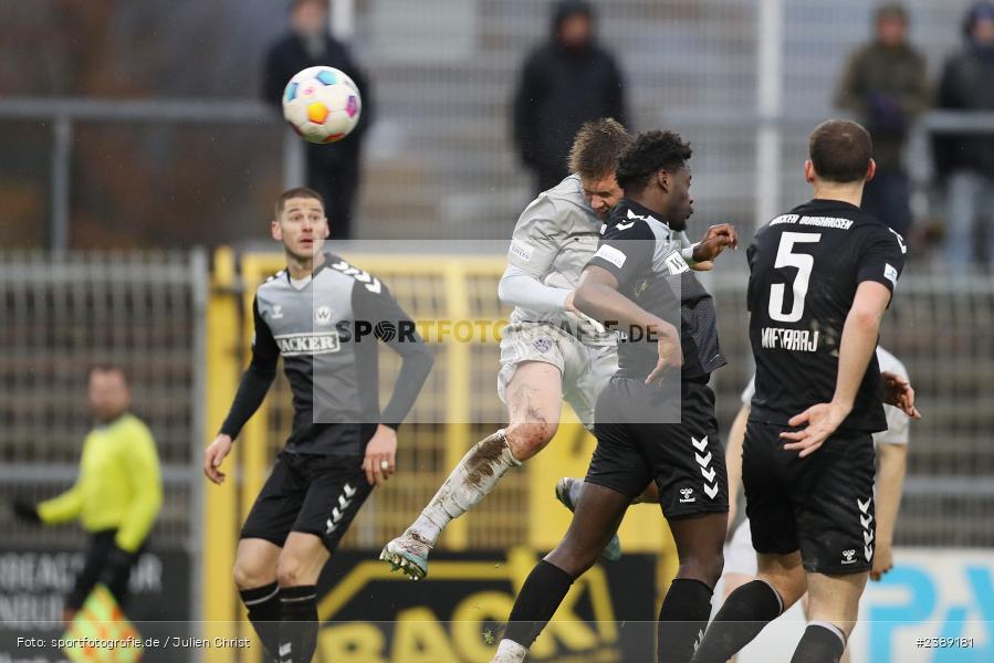 Stadion am Schönbusch, Aschaffenburg, 25.11.2023, BFV, Fussball, sport, action, Saison 2023/2024, 21. Spieltag, Regionalliga Bayern, SVW, SVA, SV Wacker Burghausen, SV Viktoria Aschaffenburg - Bild-ID: 2389181