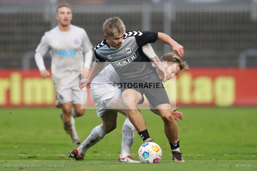 Stadion am Schönbusch, Aschaffenburg, 25.11.2023, BFV, Fussball, sport, action, Saison 2023/2024, 21. Spieltag, Regionalliga Bayern, SVW, SVA, SV Wacker Burghausen, SV Viktoria Aschaffenburg - Bild-ID: 2389183