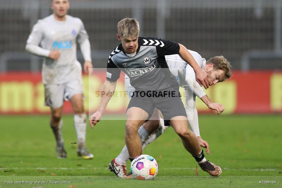Stadion am Schönbusch, Aschaffenburg, 25.11.2023, BFV, Fussball, sport, action, Saison 2023/2024, 21. Spieltag, Regionalliga Bayern, SVW, SVA, SV Wacker Burghausen, SV Viktoria Aschaffenburg - Bild-ID: 2389184