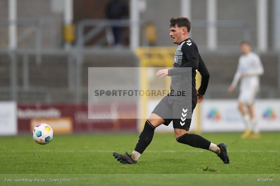 Stadion am Schönbusch, Aschaffenburg, 25.11.2023, BFV, Fussball, sport, action, Saison 2023/2024, 21. Spieltag, Regionalliga Bayern, SVW, SVA, SV Wacker Burghausen, SV Viktoria Aschaffenburg - Bild-ID: 2389187