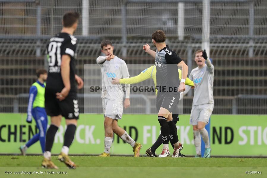 Stadion am Schönbusch, Aschaffenburg, 25.11.2023, BFV, Fussball, sport, action, Saison 2023/2024, 21. Spieltag, Regionalliga Bayern, SVW, SVA, SV Wacker Burghausen, SV Viktoria Aschaffenburg - Bild-ID: 2389192