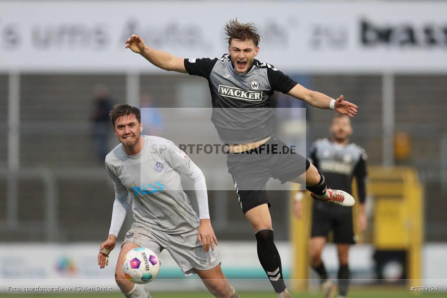 Stadion am Schönbusch, Aschaffenburg, 25.11.2023, BFV, Fussball, sport, action, Saison 2023/2024, 21. Spieltag, Regionalliga Bayern, SVW, SVA, SV Wacker Burghausen, SV Viktoria Aschaffenburg - Bild-ID: 2389194