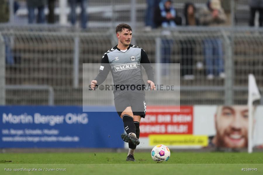 Stadion am Schönbusch, Aschaffenburg, 25.11.2023, BFV, Fussball, sport, action, Saison 2023/2024, 21. Spieltag, Regionalliga Bayern, SVW, SVA, SV Wacker Burghausen, SV Viktoria Aschaffenburg - Bild-ID: 2389195