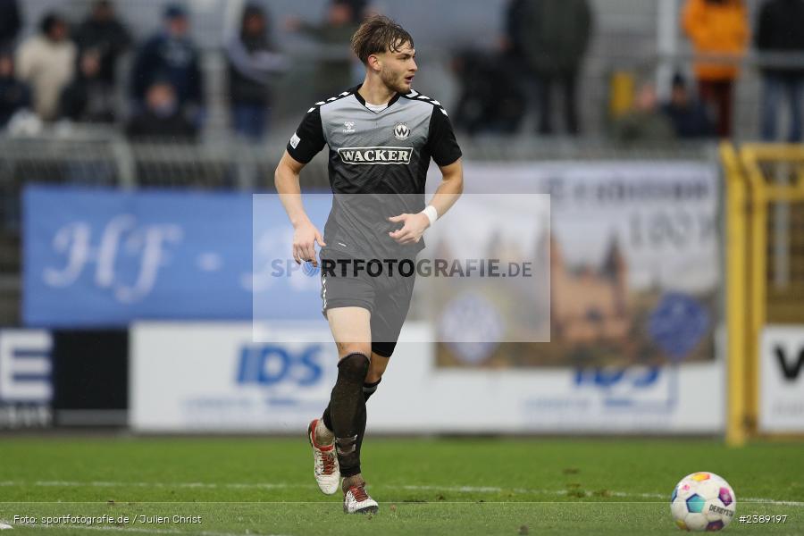 Stadion am Schönbusch, Aschaffenburg, 25.11.2023, BFV, Fussball, sport, action, Saison 2023/2024, 21. Spieltag, Regionalliga Bayern, SVW, SVA, SV Wacker Burghausen, SV Viktoria Aschaffenburg - Bild-ID: 2389197