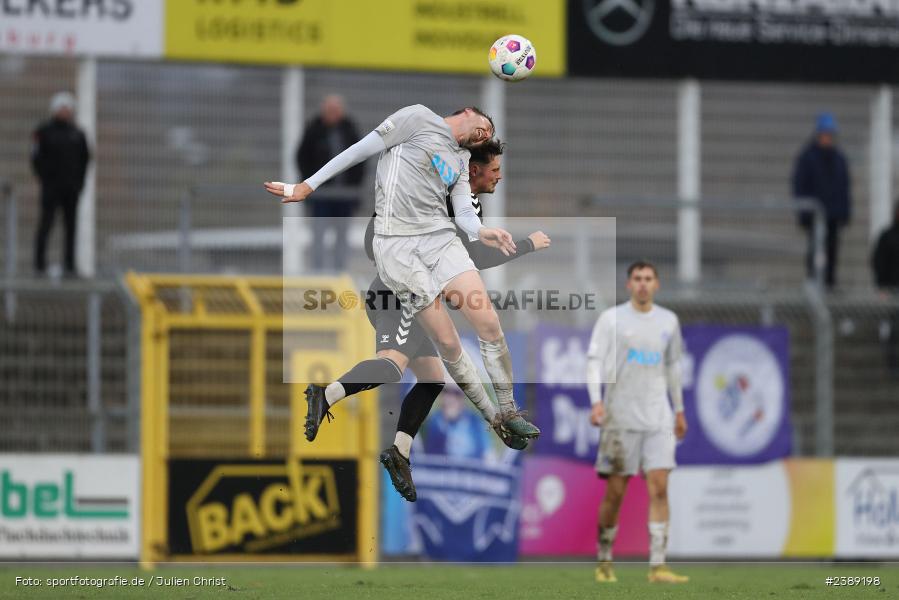 Stadion am Schönbusch, Aschaffenburg, 25.11.2023, BFV, Fussball, sport, action, Saison 2023/2024, 21. Spieltag, Regionalliga Bayern, SVW, SVA, SV Wacker Burghausen, SV Viktoria Aschaffenburg - Bild-ID: 2389198