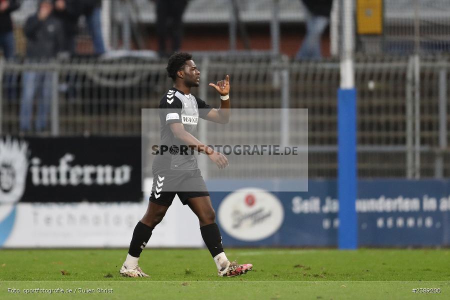 Stadion am Schönbusch, Aschaffenburg, 25.11.2023, BFV, Fussball, sport, action, Saison 2023/2024, 21. Spieltag, Regionalliga Bayern, SVW, SVA, SV Wacker Burghausen, SV Viktoria Aschaffenburg - Bild-ID: 2389200