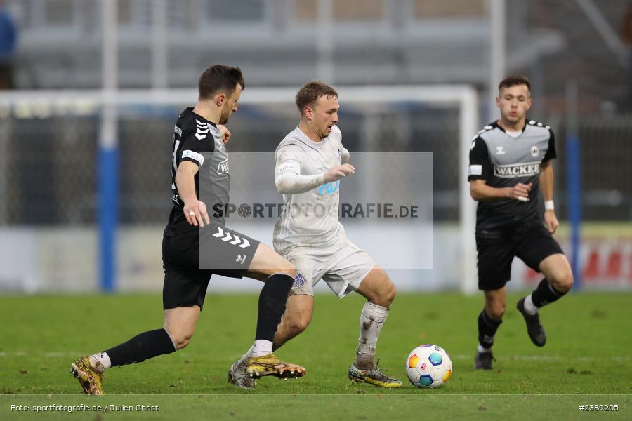 Stadion am Schönbusch, Aschaffenburg, 25.11.2023, BFV, Fussball, sport, action, Saison 2023/2024, 21. Spieltag, Regionalliga Bayern, SVW, SVA, SV Wacker Burghausen, SV Viktoria Aschaffenburg - Bild-ID: 2389205