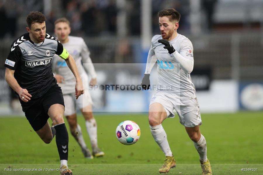 Stadion am Schönbusch, Aschaffenburg, 25.11.2023, BFV, Fussball, sport, action, Saison 2023/2024, 21. Spieltag, Regionalliga Bayern, SVW, SVA, SV Wacker Burghausen, SV Viktoria Aschaffenburg - Bild-ID: 2389207