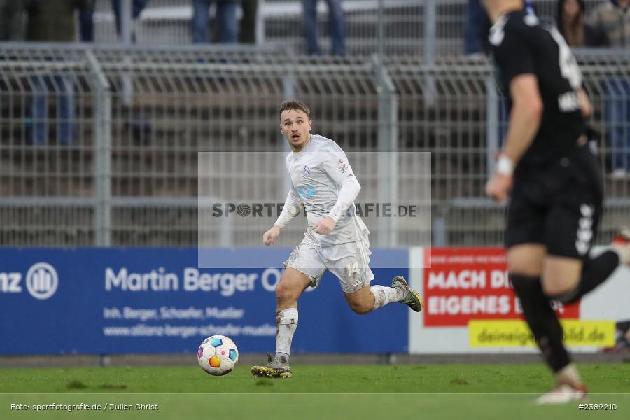 Stadion am Schönbusch, Aschaffenburg, 25.11.2023, BFV, Fussball, sport, action, Saison 2023/2024, 21. Spieltag, Regionalliga Bayern, SVW, SVA, SV Wacker Burghausen, SV Viktoria Aschaffenburg - Bild-ID: 2389210