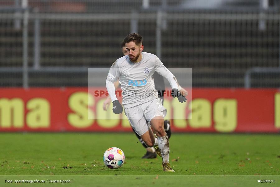Stadion am Schönbusch, Aschaffenburg, 25.11.2023, BFV, Fussball, sport, action, Saison 2023/2024, 21. Spieltag, Regionalliga Bayern, SVW, SVA, SV Wacker Burghausen, SV Viktoria Aschaffenburg - Bild-ID: 2389211