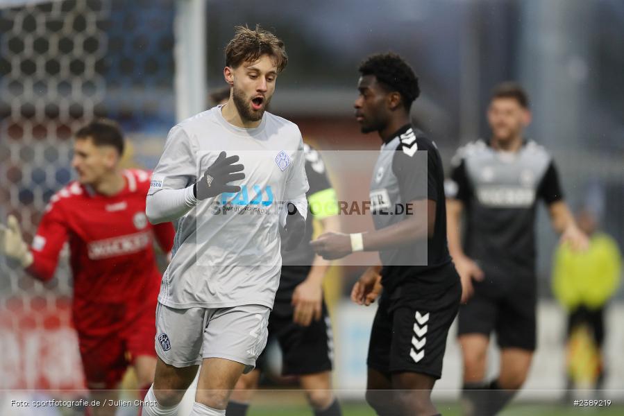 Stadion am Schönbusch, Aschaffenburg, 25.11.2023, BFV, Fussball, sport, action, Saison 2023/2024, 21. Spieltag, Regionalliga Bayern, SVW, SVA, SV Wacker Burghausen, SV Viktoria Aschaffenburg - Bild-ID: 2389219