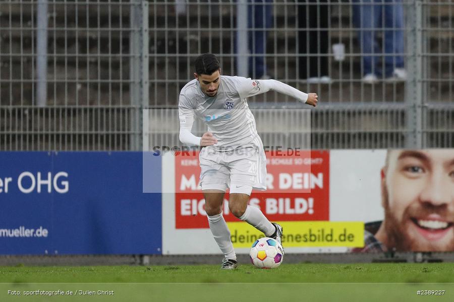Stadion am Schönbusch, Aschaffenburg, 25.11.2023, BFV, Fussball, sport, action, Saison 2023/2024, 21. Spieltag, Regionalliga Bayern, SVW, SVA, SV Wacker Burghausen, SV Viktoria Aschaffenburg - Bild-ID: 2389227