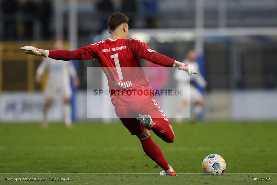 Stadion am Schönbusch, Aschaffenburg, 25.11.2023, BFV, Fussball, sport, action, Saison 2023/2024, 21. Spieltag, Regionalliga Bayern, SVW, SVA, SV Wacker Burghausen, SV Viktoria Aschaffenburg - Bild-ID: 2389235