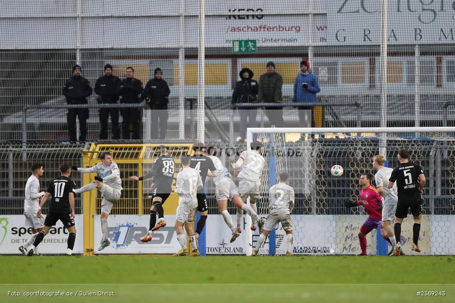 Stadion am Schönbusch, Aschaffenburg, 25.11.2023, BFV, Fussball, sport, action, Saison 2023/2024, 21. Spieltag, Regionalliga Bayern, SVW, SVA, SV Wacker Burghausen, SV Viktoria Aschaffenburg - Bild-ID: 2389243 Stadion am Schönbusch, Aschaffenburg, 25.11.2023, BFV, Fussball, sport, action, Saison 2023/2024, 21. Spieltag, Regionalliga Bayern, SVW, SVA, SV Wacker Burghausen, SV Viktoria Aschaffenburg - Bild-ID: 2389243
