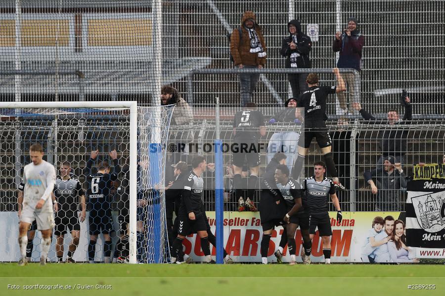 Stadion am Schönbusch, Aschaffenburg, 25.11.2023, BFV, Fussball, sport, action, Saison 2023/2024, 21. Spieltag, Regionalliga Bayern, SVW, SVA, SV Wacker Burghausen, SV Viktoria Aschaffenburg - Bild-ID: 2389255