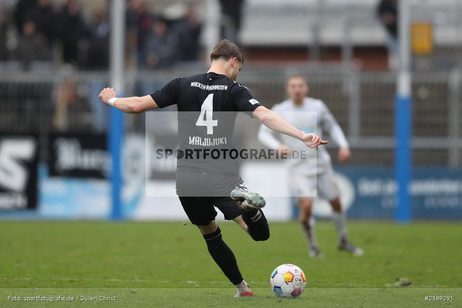 Stadion am Schönbusch, Aschaffenburg, 25.11.2023, BFV, Fussball, sport, action, Saison 2023/2024, 21. Spieltag, Regionalliga Bayern, SVW, SVA, SV Wacker Burghausen, SV Viktoria Aschaffenburg - Bild-ID: 2389291
