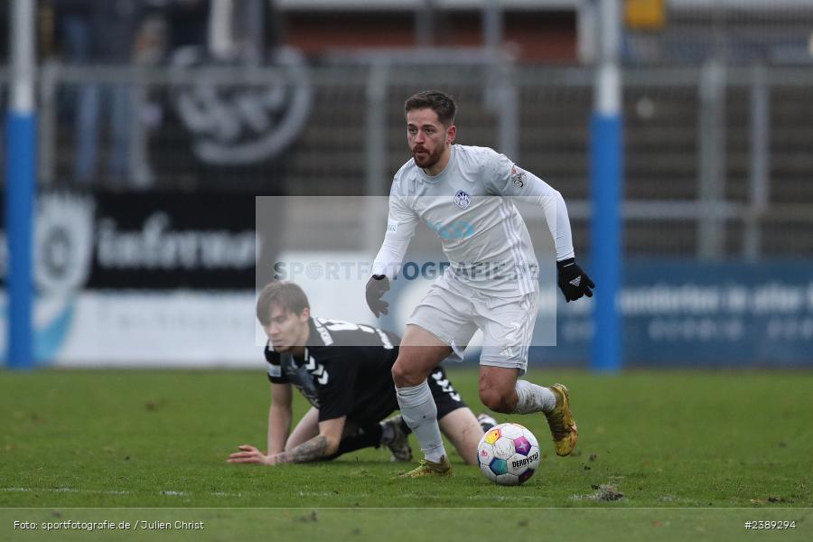 Stadion am Schönbusch, Aschaffenburg, 25.11.2023, BFV, Fussball, sport, action, Saison 2023/2024, 21. Spieltag, Regionalliga Bayern, SVW, SVA, SV Wacker Burghausen, SV Viktoria Aschaffenburg - Bild-ID: 2389294