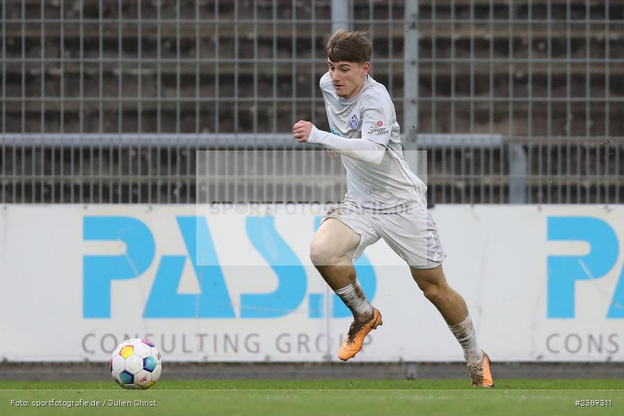 Stadion am Schönbusch, Aschaffenburg, 25.11.2023, BFV, Fussball, sport, action, Saison 2023/2024, 21. Spieltag, Regionalliga Bayern, SVW, SVA, SV Wacker Burghausen, SV Viktoria Aschaffenburg - Bild-ID: 2389311
