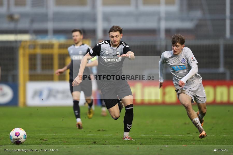 Stadion am Schönbusch, Aschaffenburg, 25.11.2023, BFV, Fussball, sport, action, Saison 2023/2024, 21. Spieltag, Regionalliga Bayern, SVW, SVA, SV Wacker Burghausen, SV Viktoria Aschaffenburg - Bild-ID: 2389313