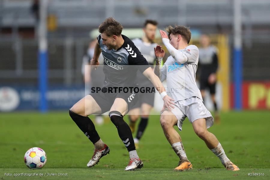 Stadion am Schönbusch, Aschaffenburg, 25.11.2023, BFV, Fussball, sport, action, Saison 2023/2024, 21. Spieltag, Regionalliga Bayern, SVW, SVA, SV Wacker Burghausen, SV Viktoria Aschaffenburg - Bild-ID: 2389316
