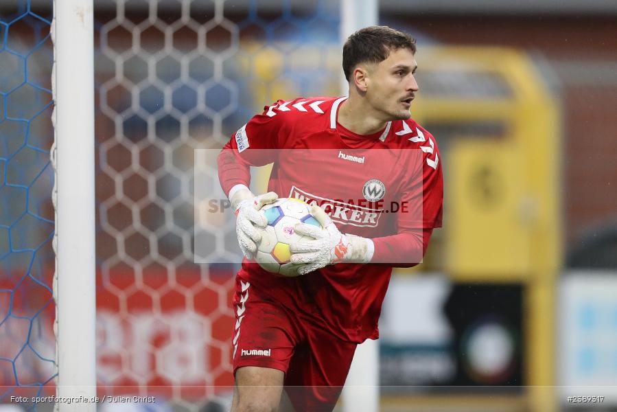 Stadion am Schönbusch, Aschaffenburg, 25.11.2023, BFV, Fussball, sport, action, Saison 2023/2024, 21. Spieltag, Regionalliga Bayern, SVW, SVA, SV Wacker Burghausen, SV Viktoria Aschaffenburg - Bild-ID: 2389317