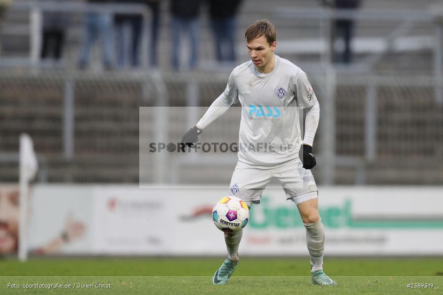 Stadion am Schönbusch, Aschaffenburg, 25.11.2023, BFV, Fussball, sport, action, Saison 2023/2024, 21. Spieltag, Regionalliga Bayern, SVW, SVA, SV Wacker Burghausen, SV Viktoria Aschaffenburg - Bild-ID: 2389319