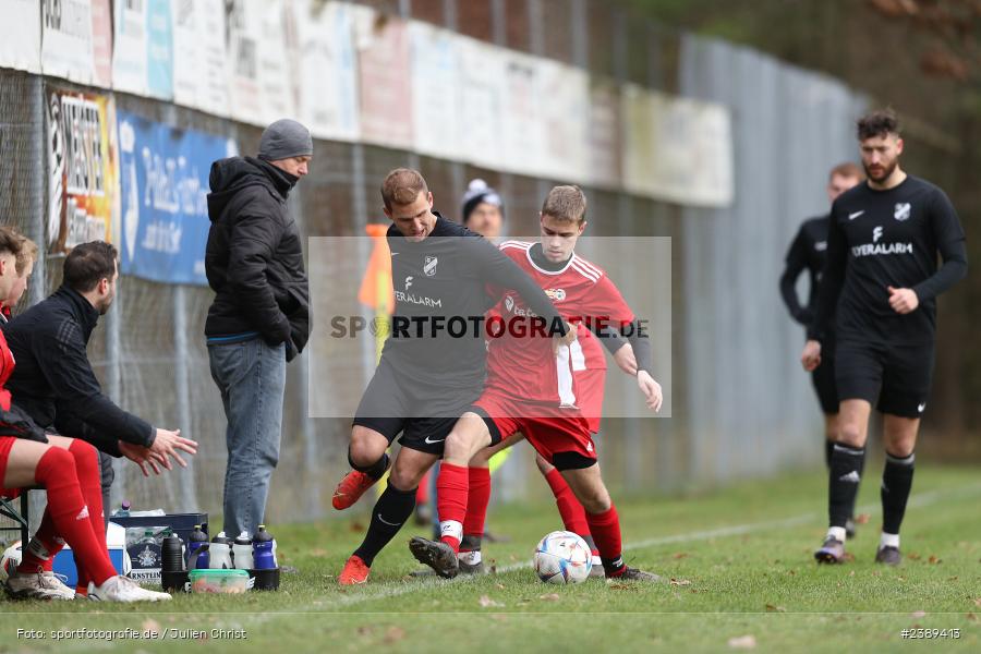 Sportgelände, Obersfeld, 26.11.2023, BFV, sport, action, Saison 2023/2024, Fussball, Kreisklasse Würzburg, SVSS, FVB, SV Sendelbach-Steinbach, FV Bachgrund - Bild-ID: 2389413