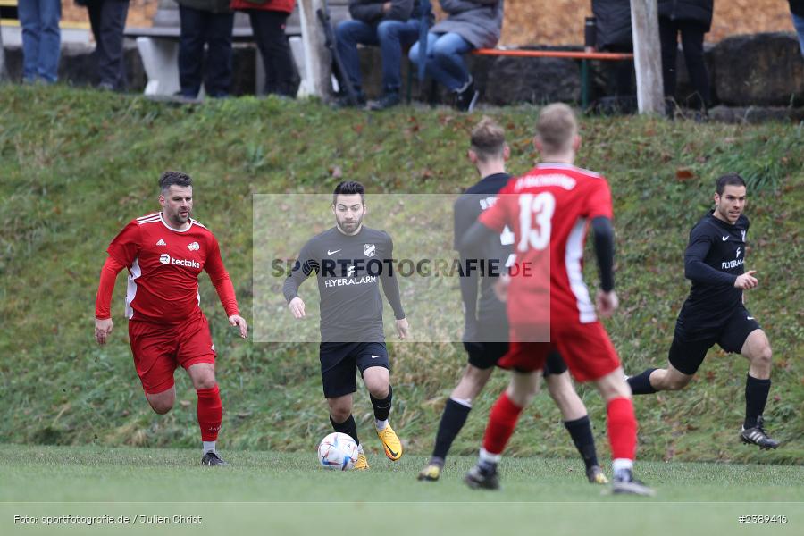 Sportgelände, Obersfeld, 26.11.2023, BFV, sport, action, Saison 2023/2024, Fussball, Kreisklasse Würzburg, SVSS, FVB, SV Sendelbach-Steinbach, FV Bachgrund - Bild-ID: 2389416