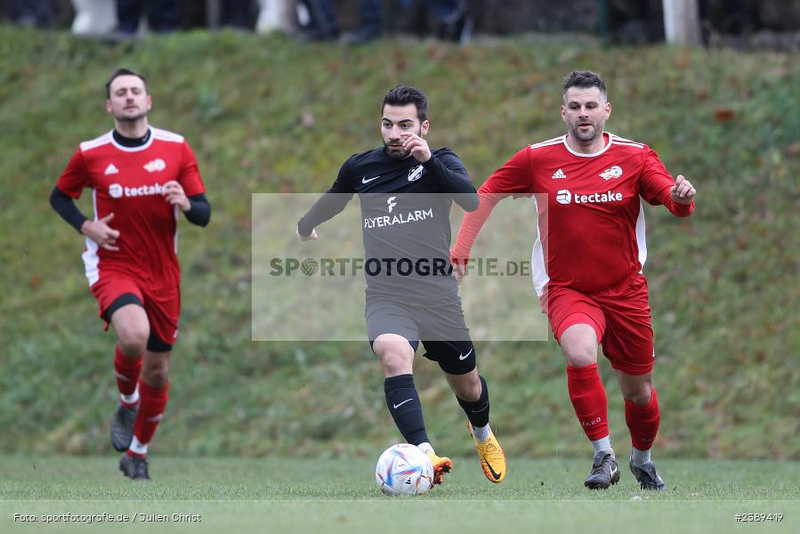 Sportgelände, Obersfeld, 26.11.2023, BFV, sport, action, Saison 2023/2024, Fussball, Kreisklasse Würzburg, SVSS, FVB, SV Sendelbach-Steinbach, FV Bachgrund - Bild-ID: 2389419