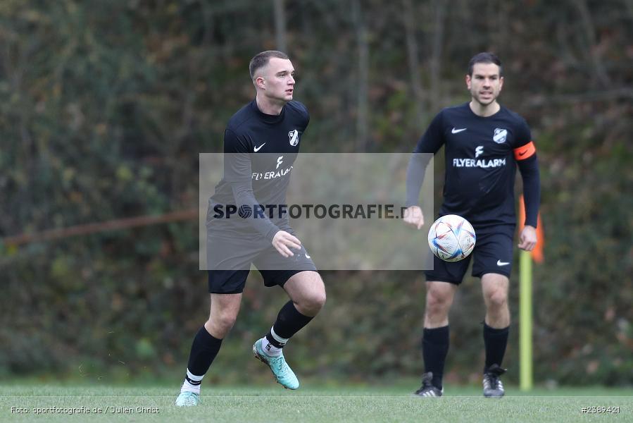 Sportgelände, Obersfeld, 26.11.2023, BFV, sport, action, Saison 2023/2024, Fussball, Kreisklasse Würzburg, SVSS, FVB, SV Sendelbach-Steinbach, FV Bachgrund - Bild-ID: 2389421